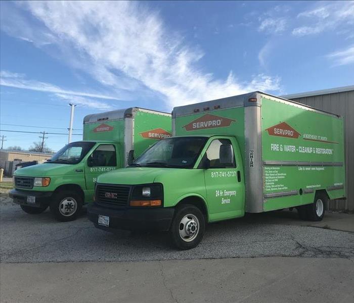 Our SERVPRO vehicles are at the ready!
